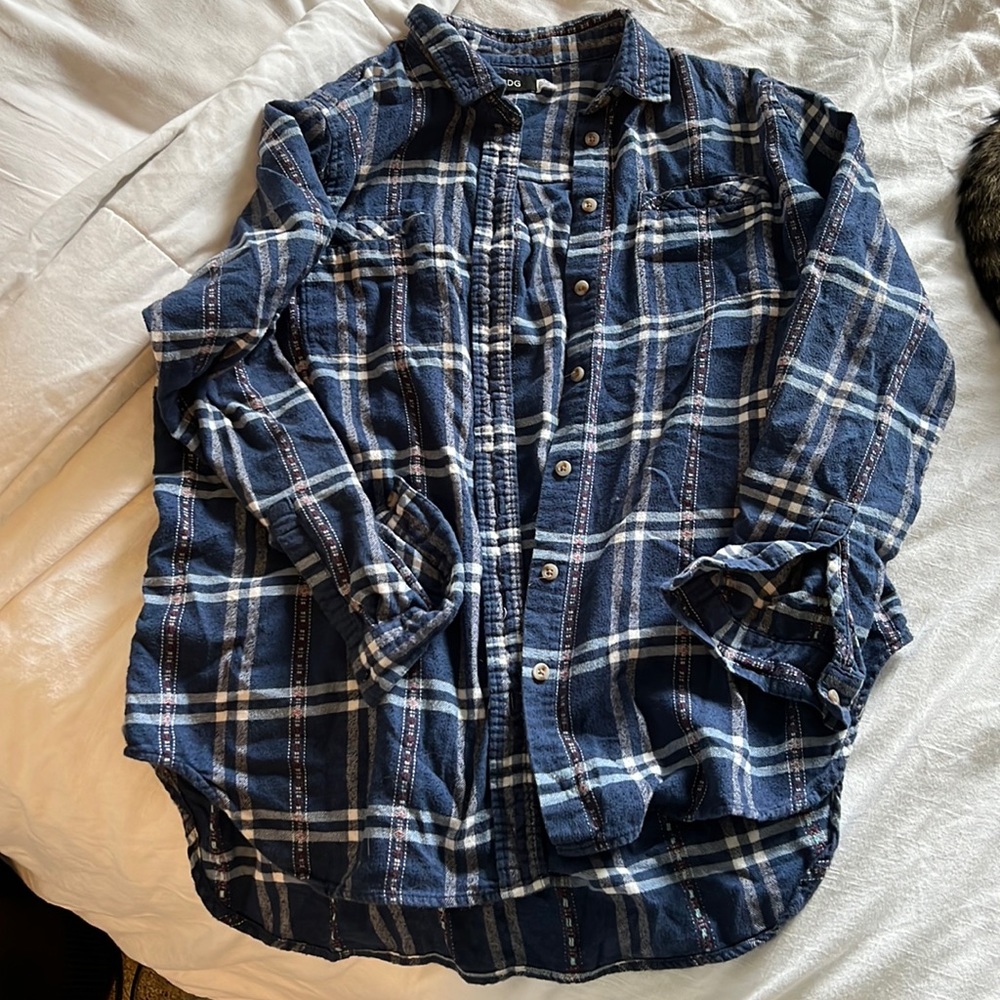 BDG blue flannel